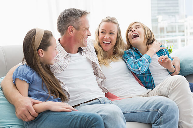 Family Laughing